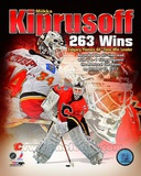 Miikka Kiprusoff Calgary Flames All-Time Wins Leader Composite Photographie