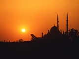Mohammed Ali Mosque in Cairo, Egypt, at sunset Fotografie-Druck von Fridmar Damm