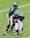 LeSean McCoy & Michael Vick 2011 Action Photo