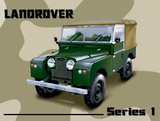 Land Rover Series 1 Plaque en métal