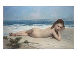 The Young Sea Nymph Giclee Print by Adolphe Jourdan