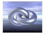 Two interlocked wedding rings Lámina giclée por Matthias Kulka
