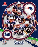 New England Patriots 2011 AFC East Division Champions Composite Foto