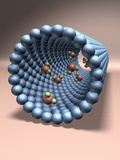 Model of Nanotube Fotografie-Druck