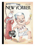 The New Yorker Cover - January 2, 2012 Premium Giclee Print by Barry Blitt