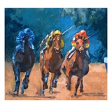 Race Horses Giclee Print