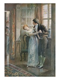 Under the Mistletoe Giclee-trykk av Edward Frederick Brewtnall