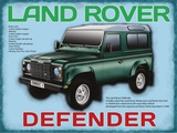 Land Rover Defender Plaque en métal