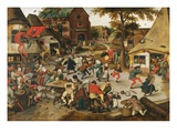 The Kermesse of St. George Giclee-trykk av Pieter Brueghel the Younger