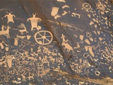 Petroglyphs at Newspaper Rock Photographic Print by Frank Lukasseck