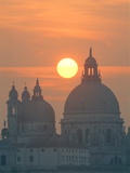 Venice: Santa Maria della Salute Photographic Print by Guenter Rossenbach