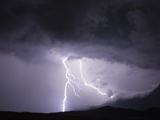 Lightning Strike Photographic Print by Martin Harvey