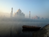 Landscape view of The Taj Mahal, Agra, Uttar Pradesh, India Photographie