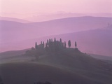 House at dawn in the Tuscany Photographic Print by Guenter Rossenbach
