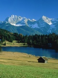 Lake 'Geroldsee' and the so called 'Karwendel' mountains Fotografie-Druck von Oswald Eckstein