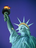 Statue of Liberty in New York City at dusk Photographic Print by Alan Schein