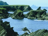 Rocky coast at Slea Head, Dingle, Ireland Photographic Print by W. Krecichwost