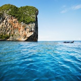 Phang-Nga Bay Island with Mountains Photographic Print by JoSon 