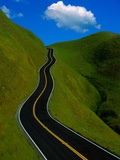 Highway Winding Through Countryside Photographic Print by Charles O'Rear