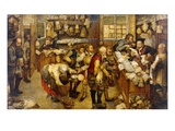 The Collector of Tithes Giclée-Druck von Pieter Bruegel the Younger