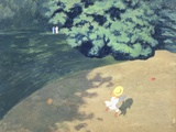 The Balloon, or Corner of a Park with a Child Playing with a Balloon Photographie par Felix Vallotton