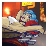 Anime Girl Giclee Print by Tristan Eaton