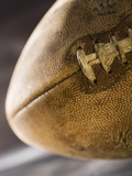 Still life of a football Photographic Print