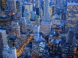 Midtown Manhattan at Dusk Fotoprint van José Fuste Raga Midtown Manhattan at Dusk Fotoprint van José Fuste Raga