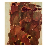 Les Tournesols II reproduction procédé giclée par Egon Schiele