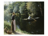 Boating Giclee Print by Leopold-Francois Kowalsky