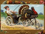 Thanksgiving Greetings Fotografisk trykk av Frances Brundage