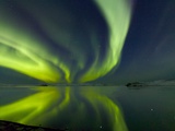 Aurora Borealis over Lake Thorisvatn Fotografie-Druck