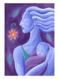 Mother and child Giclee Print by Vicky Emptage