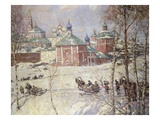 The Kremlin, Moscow, Russia, in Winter Giclee Print by Frederick William Jackson