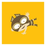 Bruno's Flying Kick Giclee Print