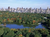 The Lake in Central Park Photographic Print by Rudy Sulgan