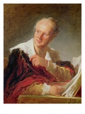 Denis Diderot Giclée-Druck von Jean Honore Fragonard