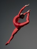 Ballet Dancer in Red Leotard Photographic Print by Erik Isakson