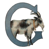 G Is For Goat Giclee Print