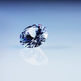 Round Cut Diamond Photographic Print by David Arky