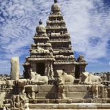 Shore Temple at Mamallapuram in India Photographic Print by Luca Tettoni