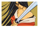 Anime Fighter with Sword Lámina giclée por Harry Briggs Anime Fighter with Sword Lámina giclée por Harry Briggs
