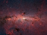 Center of Milky Way Galaxy from Spitzer Space Telescope Photographie