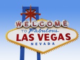 Las Vegas Welcome Road Sign Photographie par Beathan 