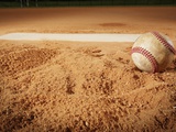 Baseball Photographic Print by Randy Faris