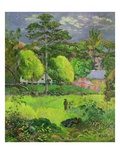 Landscape Giclee Print by Paul Gauguin