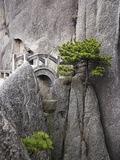 Bridge on Huangshan Mountains Photographic Print by Frank Lukasseck