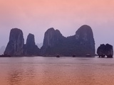 Boats in Halong Bay Photographic Print by Paul Thompson