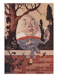 Humpty Dumpty Took the Book, and Looked at It Carefully Giclee Print by Milo Winter