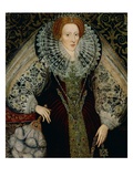 Queen Elizabeth I Reproduction procédé giclée par John Bettes the Younger